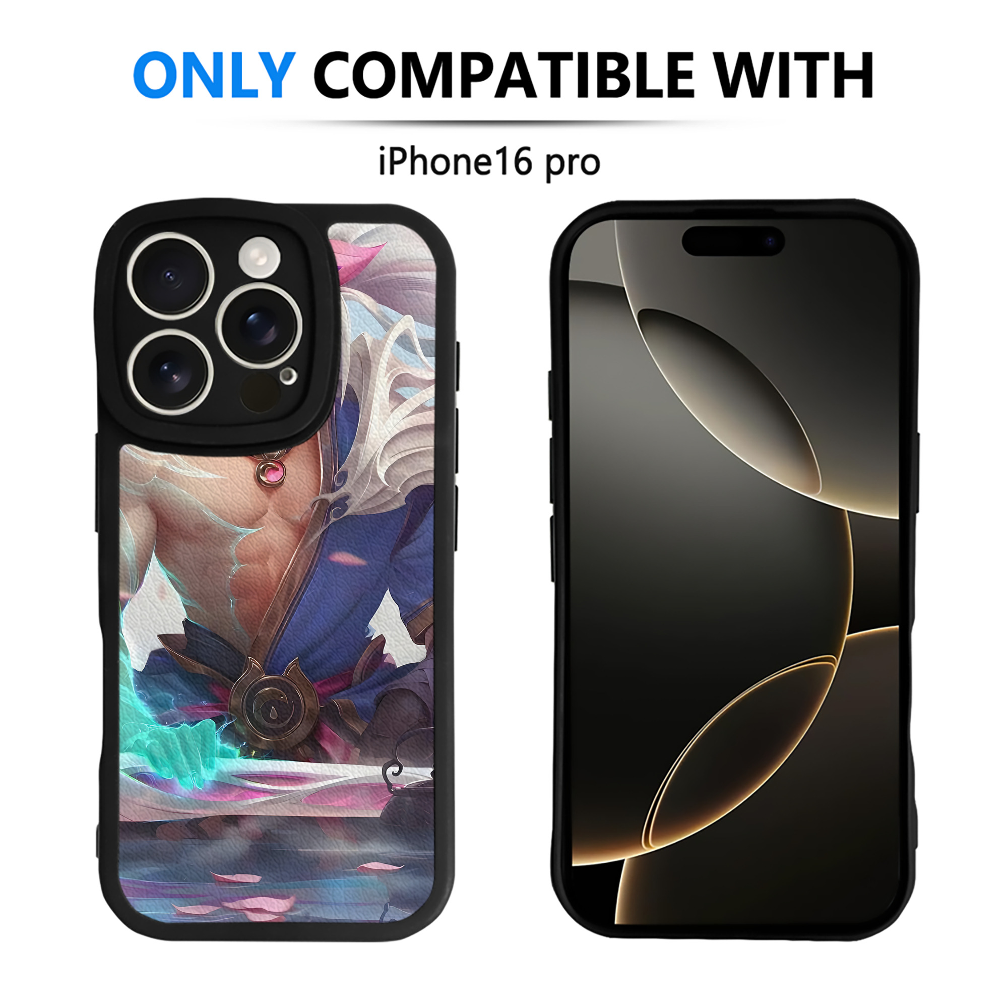 （画像用） リーグ・オブ・レジェンド League of Legends LOL 【iPhone 16シリーズ対応】シリコンスマホケース（レザー調） 材質：シリコン